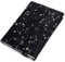 CRASPIRE Buchhülle mit Sternmotiv, Samt, 32,7 x 21,6 cm, schwarz, wiederverwendbar, waschbar, Muster, dekoratives Notizbuch, Taschenbuch, Schutz, geeignet für Lehrbuch, Buchleser