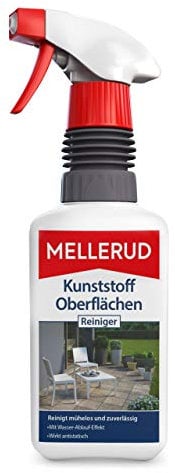 MELLERUD Kunststoff Oberflächen Reiniger | 1 x 0,5 l | Wirkungsvolles Spray gegen hartnäckige Verschmutzungen auf Allen Kunststoffoberflächen