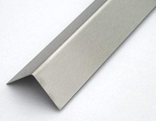 EXCOLO Edelstahl Winkelprofil 20x30x2000mm V2A Kantenschutz Kantenverkleidung Eckenschutz Türrahmen Mauerecke hygienisch rostfrei Pflegeleicht