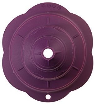 Kochblume Falttrichter 2-tlg. | Premium-Silikon | Hitzebeständig | Spülmaschinenfest | Farbe: lila