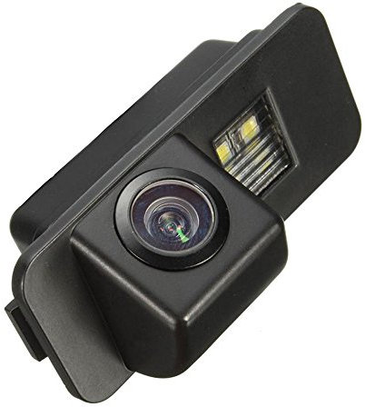 Misayaee Reversing Vehicle-Specific Camera Integrated in Number Plate Light License Rear View Backup camera for Ford Fiesta/Kuga/S-Max/Mondeo/Focus II