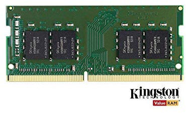 Kingston ValueRAM 8GB 3200MHz DDR4 NonECC CL22 SODIMM 1Rx8 1.2V KVR32S22S8/8 Memoria Portátil