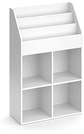 Vicco Bücherregal Luigi, Weiß, 72 x 114 cm