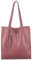 Damen Leder Tasche Set 2in1 Shopper Schultertasche HOBO Bag Umhängetasche Schmucktasche DIN-A4 Altrosa.