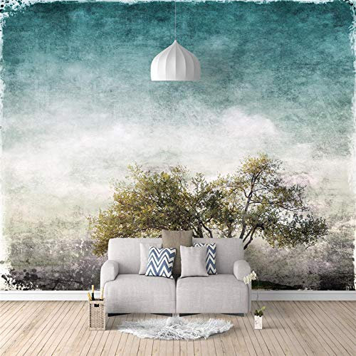 Fototapete Nebelwald 200X250cm Selbstklebend Wandgemälde Wand Dekoration Schlafzimmer Tapete