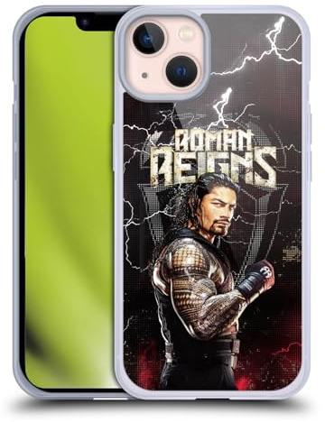Head Case Designs Offizielle WWE Roman Reigns Superstars Gelhülle [Militärischer Schutzgrad] Kompatibel Mit Apple iPhone 13 Und Kompatibel Mit MagSafe