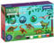 Smowo® 10 Dinosaurier Gipsfiguren zum Gießen und Bemalen - Dino Gips Bastelset inklusive Enzyklopädie - Geschenk zum Basteln für Jungen und Mädchen