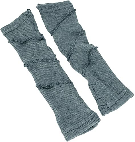 GURU SHOP Baumwoll-Feinstrick Handstulpen, Pulswärmer mit Overlock - Petrol, Herren/Damen, Baumwolle