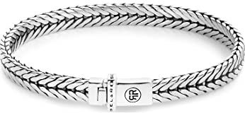 Rebel & Rose Unisex-Armband 925er Silber L Silber 32020894