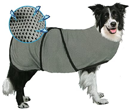 SecureFix Direct Pet Dog Cooling Vest 70CM (Coat Cool Jacket Summer Canine Chiller)