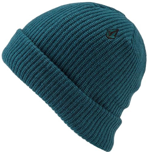 Volcom Herren Sweep Skull Fit Snow Beanie Mütze, Blau S4, Einheitsgröße