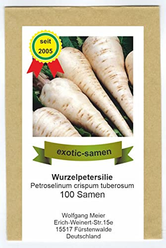 Petersilienwurzel, Wurzelpetersilie - samenfeste Sorte - 100 Samen