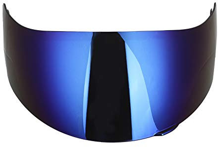 motorcycle visor shield Lens Visor, Full Face Motorcycle Helmet Visor Lens Windshield Replacement Replacement Fit for AGV K3SV K5(blue) auto for agv k1