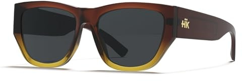 Hanukeii Unisex Kreta Sonnenbrille, braun, One Size