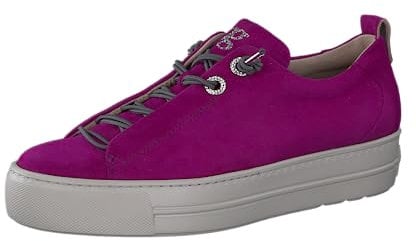 Paul Green Damen SUPER Soft Pauls, Frauen Low-Top Sneaker,Strassenschuhe,Sportschuhe,Freizeitschuhe,Turnschuhe,Laufschuhe,Fuchsia (Raspberry),37 EU / 4 UK