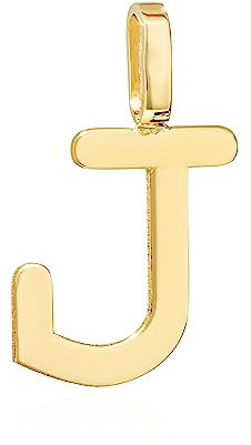 NKlaus Kettenanhänger Buchstabe J 333 Gelb gold 8 Karat 12x7mm Amulett Anhänger 14462