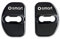 BRALEM 2 StüCk Auto TüRschloss Abdeckung Für Smart 453 451 450 Fortwo Forfour, Schutzriegelkappe Aufkleber Korrosionsschutz Kfz-Innenraumschutz ZubehöR,Black-453