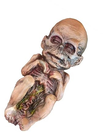 ibasenice Gruselige Halloween Puppe aus Hochwertigem Material Realistische Horror Deko für Haus Bar Halloween und Veranstaltungen