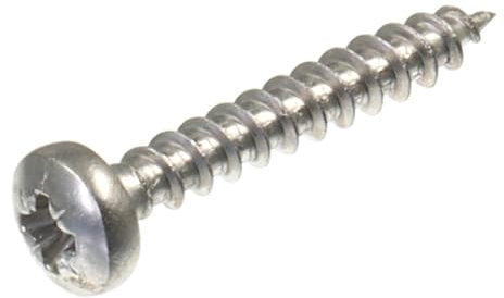 SECCARO Lot de 250 vis à bois à tête bombée 3 x 20 mm en acier inoxydable V2A VA A2 avec filetage complet, cruciforme/PZ