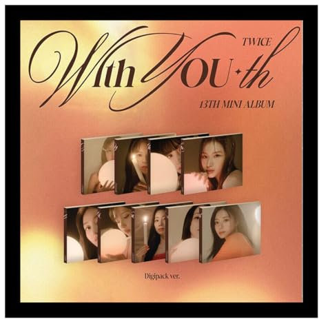 TWICE [WITH YOU-TH] 13th Mini Album (DIGIPACK - JIHYO Ver.+Store Gift Photo Card) K-POP SEALED