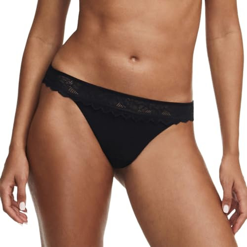 Chantelle - Easy Feel Floral Touch - Tanga (40 Schwarz)