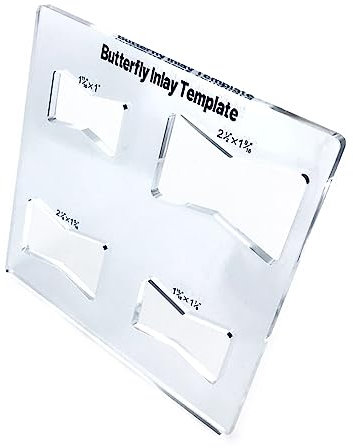 Modelli di intarsi a farfalla Router e modelli decorativi per la lavorazione del legno Router Jig Template Butterfly Inlay Template