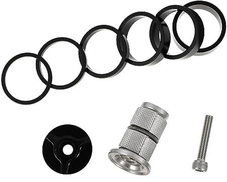 VANZACK 3 Set Strumento Di Sostituzione Serie Sterzo Bici Distanziatore Forcella Anteriore Bici Guarnizione Forcella Anteriore Bici Kit Cuscinetto Rondella Forcella Anteriore Con Rondella