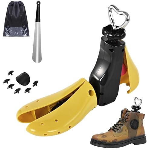 Hormas para Zapatos para Mujeres y Hombres, Estirador de Botas para Mujeres, Estirador de Zapatos de Pies Anchos, Ensanchador de Botas Ajustable y Expansor, Rosa 1 Pack,For 37-43