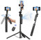 Auto Face Tracking Tripod 360° Rotation with Stand, 70.9 Motion Sensor Phone Tripod Stand, No App, Gesture Control, Smart Face Body Auto Tracking Selfie Stick Tripods for Video Record/Live Streaming