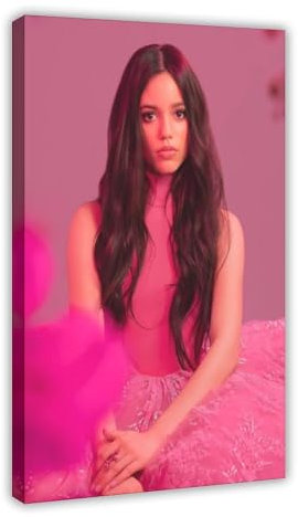 CSESTCGN Poster Schauspielerin Jenna Ortega, 1 Leinwand-Poster, Schlafzimmerdekoration, Landschaft, Büro, Raumdekoration, Geschenk, 60 x 90 cm