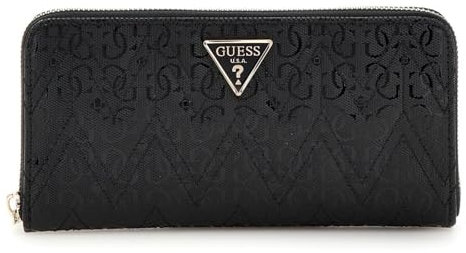 GUESS Adelard SLG Large Zip Around Wallet Black