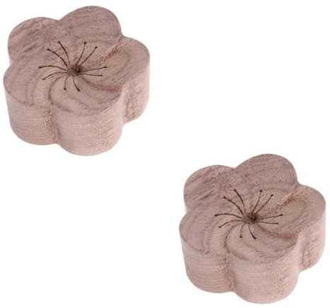 KOMBIUDA 2pcs Wood Aromatherapy Diffuser Essential Oil Sleep Aid Pot Pourri Scented for Home Office