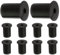 Kabelmontageset, Kabelführungs-Set | 10 Stück Kabeldurchführung durch die Ringe - Kabeldurchführung für Wandloch, Kabeldurchführung durch den Ring für Router Ethernet Adapter