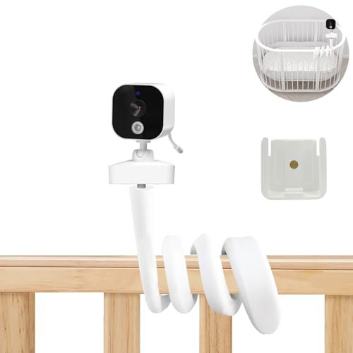Derebir Babyphone Halterung Ständer Kompatibel für Momcozy/GHB‎ ‎ABM700/GB5200 /OBVHNUA 900ES1 /S2 /BOIFUN VB805/3SM /2TM/CZEview ZY-BY2/Kamera Baby Monitor Mount Halterung Flexible Babyphone Halter