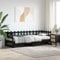 OHOOWOO Tagesbett Ausziehbar Schwarz 2X(90x200) cm Massivholz Kiefer,Multifunktionales Holz Tagesbett: Schlafsofa für Gäste und Wohnzimmer