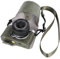 VOVMOEYA Schützende Kameratasche für spiegellose Fujifilm XM5-Kamera, Fuji X-M5-Kameratasche, Fuji XM5-Halbtasche mit Frontabdeckung, mit Schultergurt, vollständiger Schutz, Druckknopf, grün