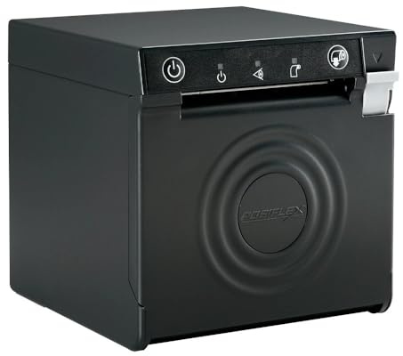 POSIFLEX IMPRESORA PP-7900 Negra USB, RS232 Y ETHERNET, F. ALIM. INCLUIDA