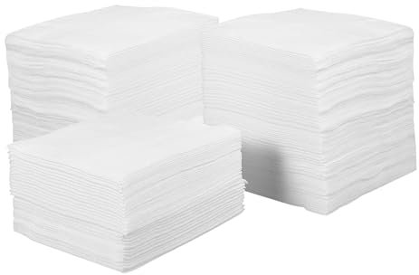 COSMEVIVI 400pièces Lingettes Démaquillantes Non Tissées Disques Doux Et Respirants Nettoyage Du Visage Et Yeux Pratiques Et Jetables Pour Femmes