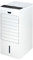 Climatizador portátil 80W con funciones de enfriamiento, ventilación y deshumidificación, ideal para espacios pequeños y comodidad personal.
