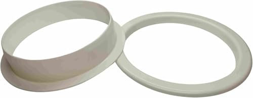 Xevinas Accessoires de piscine - Anneaux de support pour sacs filtrants Desjoyaux - Anneaux intérieurs et extérieurs en plastique ABS robuste - Pièces de rechange pour sacs filtrants (A+B)