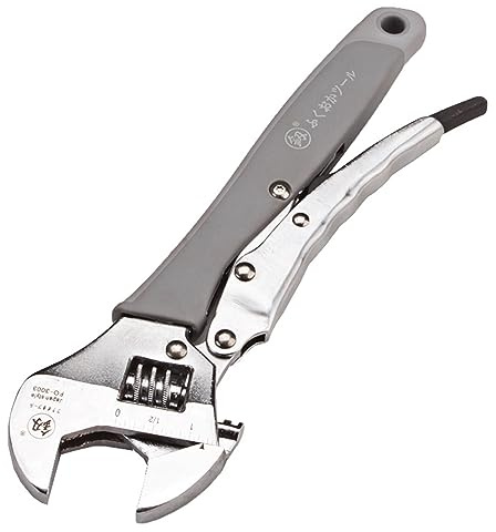 Vdaxvme 10inch Professional Adjustable Wrench Multi-Function Long Handle Large Open Monkey Spanner Hand Tools Grip Strength Tool Heavy Duty Round Fastener Non Slip Pliers