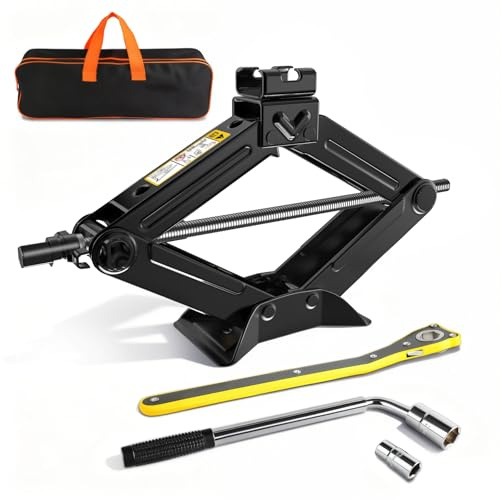Forever Speed Scissor Jack per auto per auto SUV MPV Max 1.5T con manovella a manovra Jack con cricchetto per auto