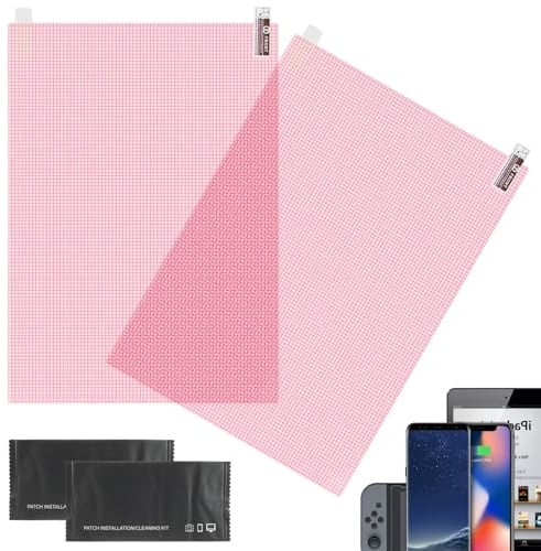 LYMISPIYA 2 Pièces Film de Protection Écran Universel Découpable 295 x 210 mm, HD Protection pour Tablette, GPS, Appareil Photo, Anti-empreintes Digitales, Résistant aux Rayures et Haute Sensibilité