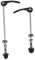 WINOMO Bicycle Quick Release for Wheel Hub Front and Rear Skewers Cycling Parts Pack of 2 (Black)
