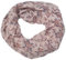 Euly Seide Cotton Loop Schal Loopschal Rundschal Schlauchschal Tuch Tücher Damenschal Traumfänger (Blumen Apricot)