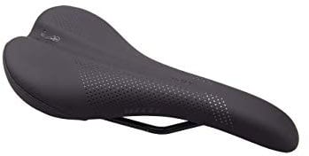 WTB Volt Fahrradsattel – Bequeme, mitteldicke Polsterung, konturierte Form mit Einer Flex-Tuned-Schale – Leichter MTB-Sattel für optimale Unterstützung & Leistung (schmale Breite und Stahlschienen)