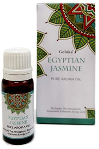 Jasmin Ätherisches Öl, dunkle Glasflasche, Schraubverschluss mit Dosierflasche, 10 ml.