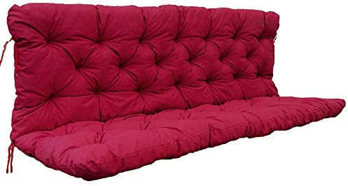 Chicreat Bankkissen mit Rückenteil 150 x 98 x 8 cm, Rot