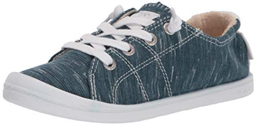 Roxy Women's Rory Loafer Flat, Teal, 4 UK