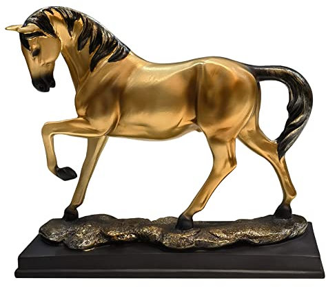 Vinbcorw pferdeskulptur, Pferde Statue, Deko Statue Pferd, pferdeskulptur deko, Pferdestatue Statuen Figuren Ornamente Pferd Skulptur Handwerk Home Office Dekoration Zubehör Hochzeitsgeschenke,A3